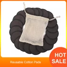 12 шт., многоразовые ватные прокладки для снятия макияжа