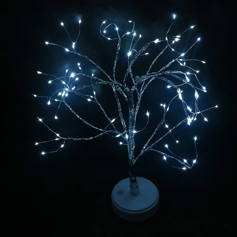 

SZYOUMY 36 LED 108LEDS USB Fire Tree Light Pearl Table Lamps Night Light for Home Indoor Bedroom Wedding Party Bar Christmas
