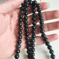 natural tibetan jade medicine king stone necklace round bead live magnetic health care men and women all match jewelry