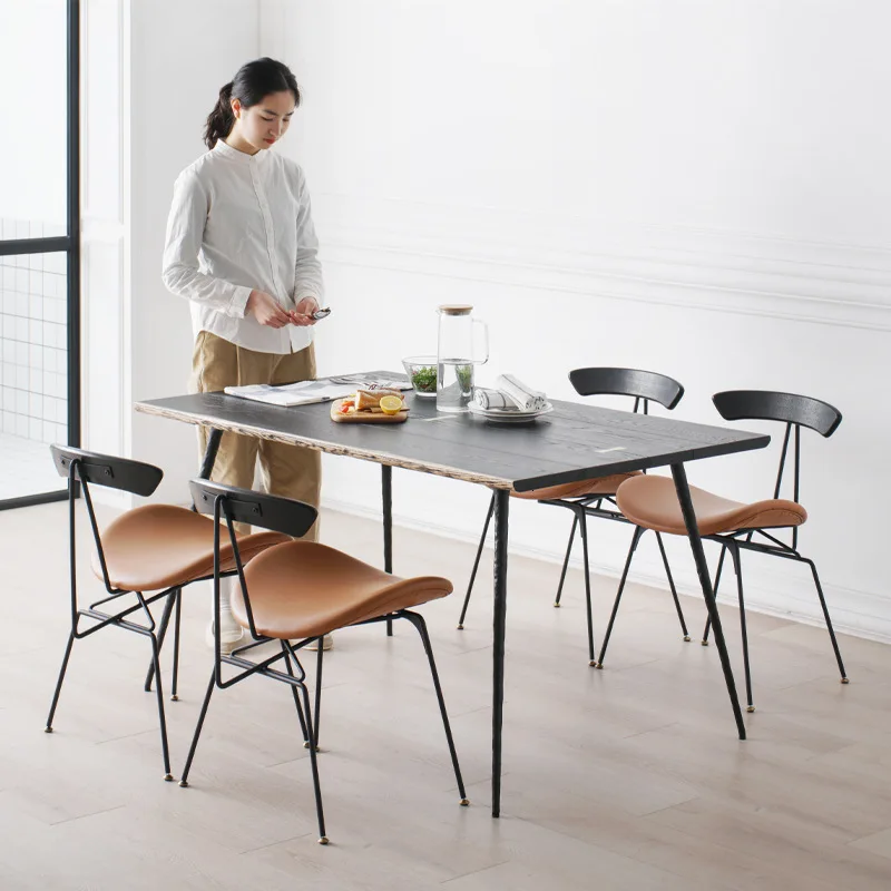 Скандинавский промышленный стиль Ретро Железный обеденный стул Муравьиное