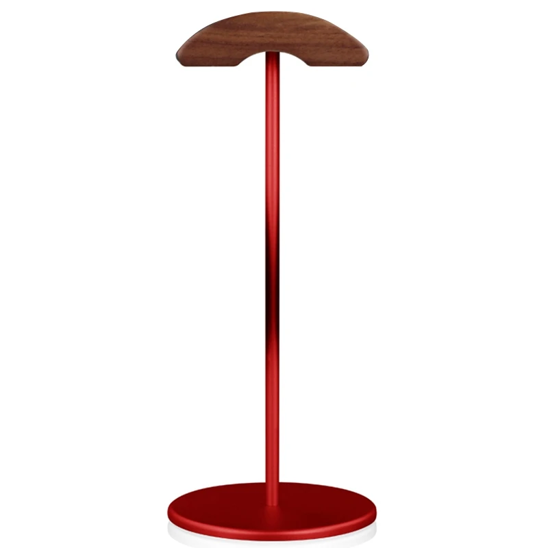 

Aluminum Walnut Wood Headphone Stand Rack - Nature Walnut Headset Hanger Accessory for Logitech Razer Shure Gaming