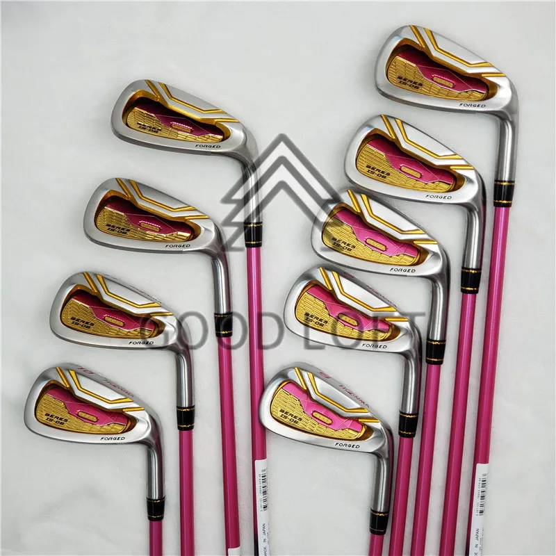 

Pink Department HONMA s-06 4 star women golf irons set 5-11AW.SW graphite L flex with head cover free shipping