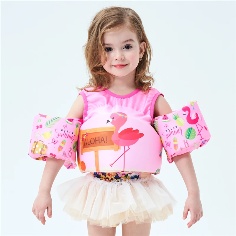 

New Child Kids 2021 Hot Sell Puddle Jumper Baby Children Girl Bay Swimming Rings Life Vest Life Jacket Swim Pool Accessories