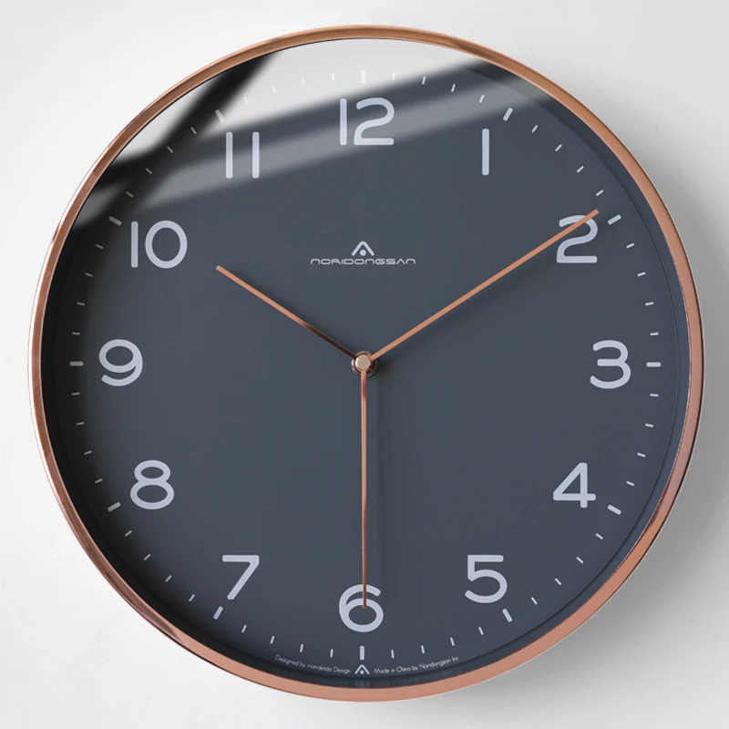 

Black Living Room Wall Clock Modern Design Living Room Creative Wall Clock Silent Kitchen Relogio De Parede Home Watch BA60WC