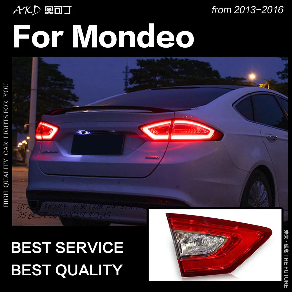 АКД стайлинга автомобилей для Ford Fusion задние фонари 2013 2016 Mondeo светодиодный задний