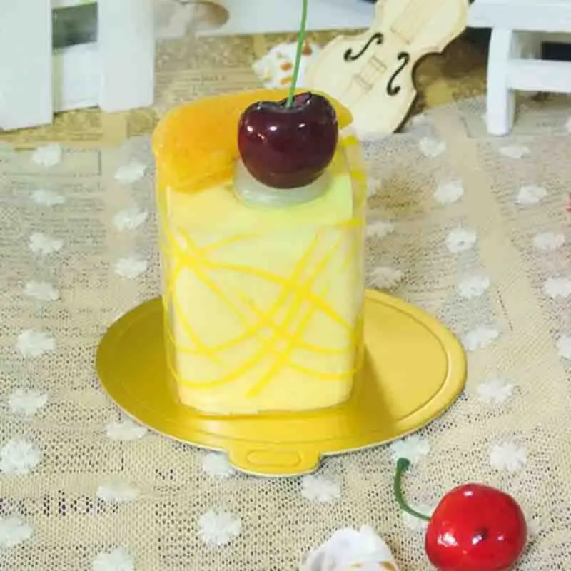 100 шт./компл. из Gold Mousse нижняя пенопластовая тарелка для торта картонный