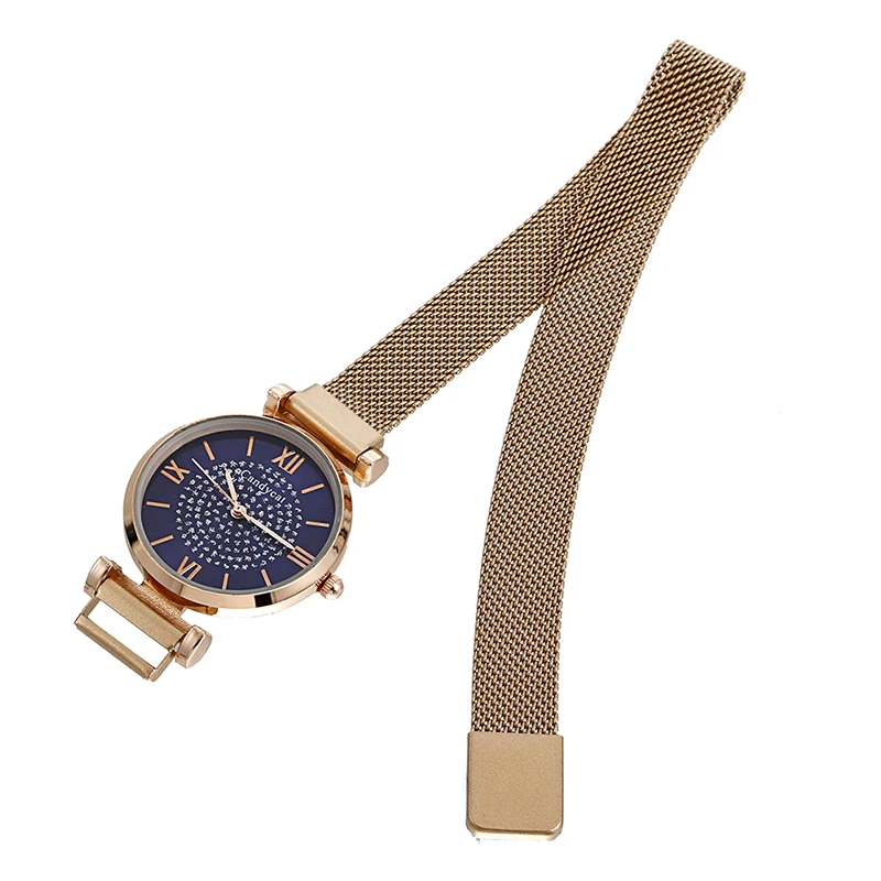 

Luxury Diamond Women Watches 2020 Rose Gold Bracelet Magnetic Mesh Quartz Ladies Wrist Watch for Female Watch Zegarek Damski
