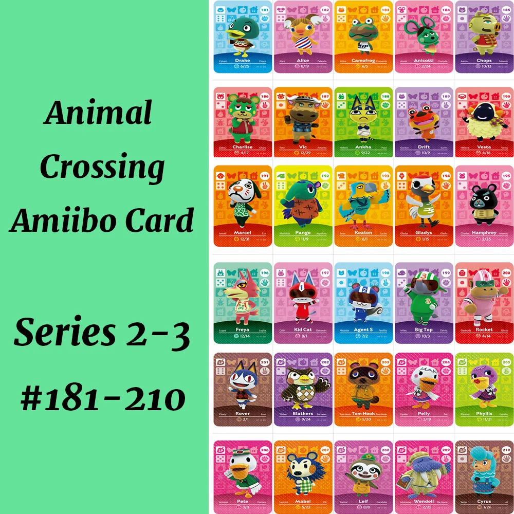 Серия 2 и 3(181-210) анкха Фрея малыш Кот Большой топ агент S перекрещивание животных