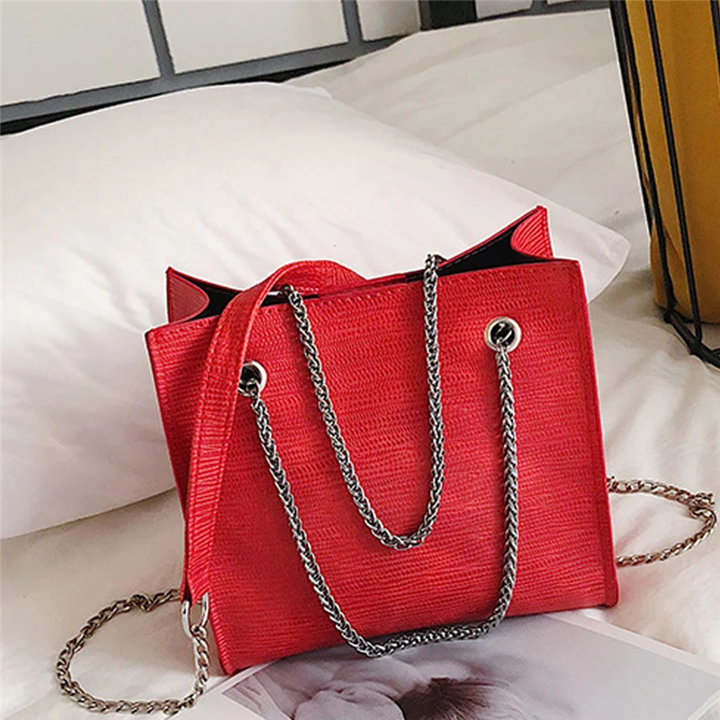 

Luxury Handbag European Fashion Lady Tote Bag New Quality PU Leather Women's Designer Handbag Chain Shoulder Messenger Bags