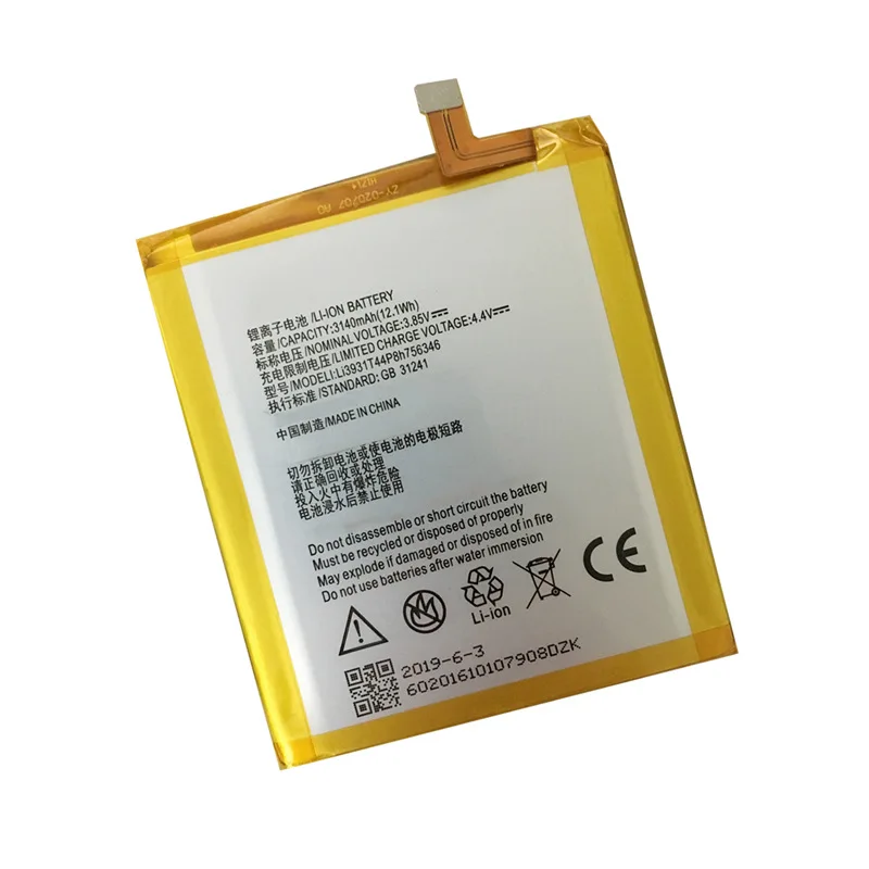Replacement LI3931T44P8H756346 Built-in Smart Phone Battery for ZTE AXON 7 3.85V 3140mAh 5.5inch A2017 Batteries with Tools | Мобильные