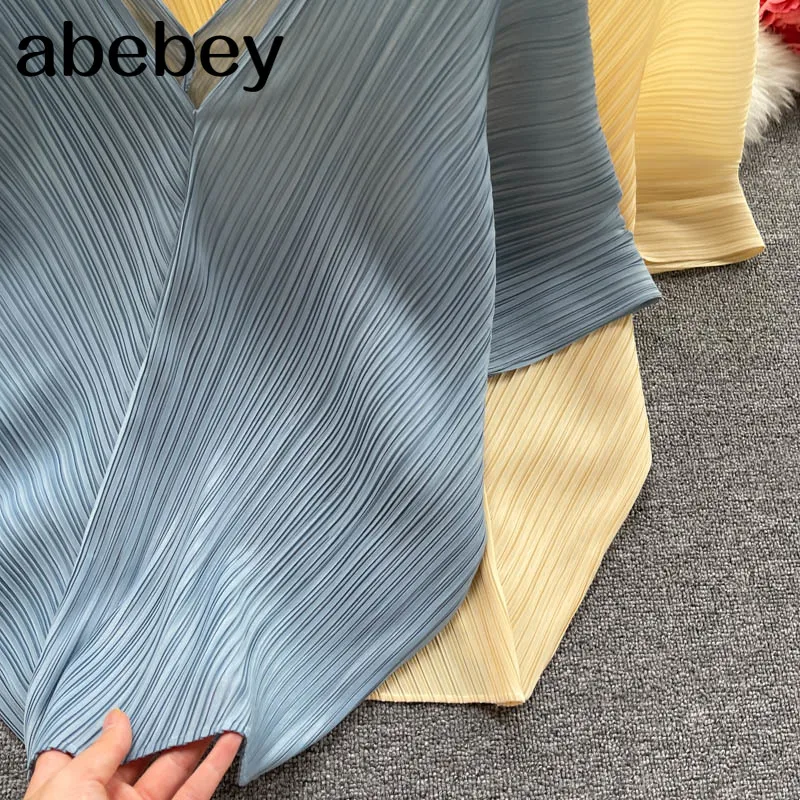 

Women Design Korean Blouse Sweet Short Sleeve V Neck Solid Casual Tops Summer Fashion Streetwear Blouses 2021