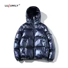 Lusumily 2020 женский пуховик зимний глянцевый Sustans размера плюс 5xl парка с капюшоном зимняя одежда верхняя одежда женские пуховики