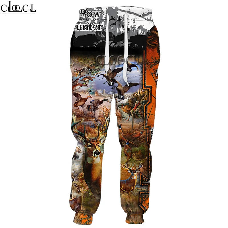 

CLOOCL Animal Hunting Duck and Deer 3D Print Men Women Fashion Casual Unisex Sweatpants Harajuku Trousers Drop Shipping