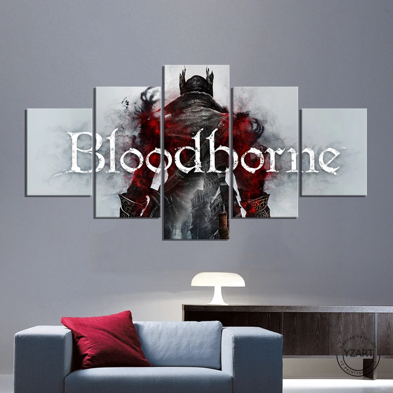 

Bloodborne Game Poster Artwork Canvas Paintings Wall Art for Home Decor