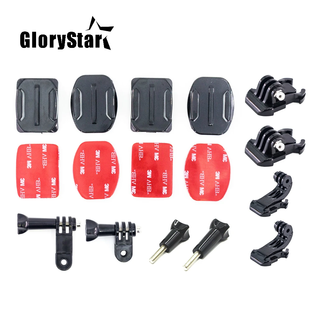 Шлем изогнутый с плоским креплением регулируемый в трех направлениях поворотный