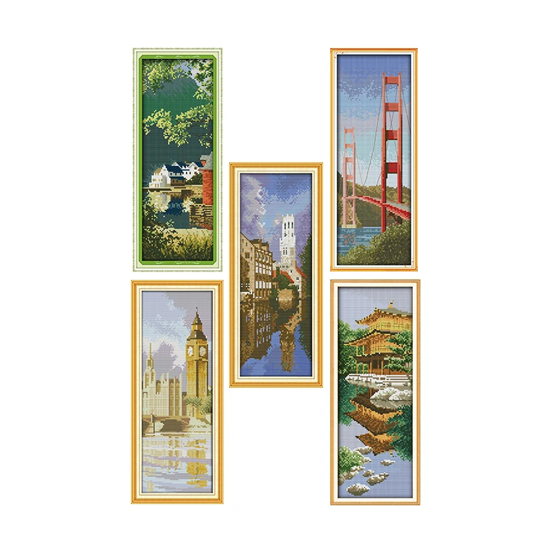 Joy Sunday Биг Бен в Британии напечатанный на холсте сценический рисунок 11CT14CT DMS