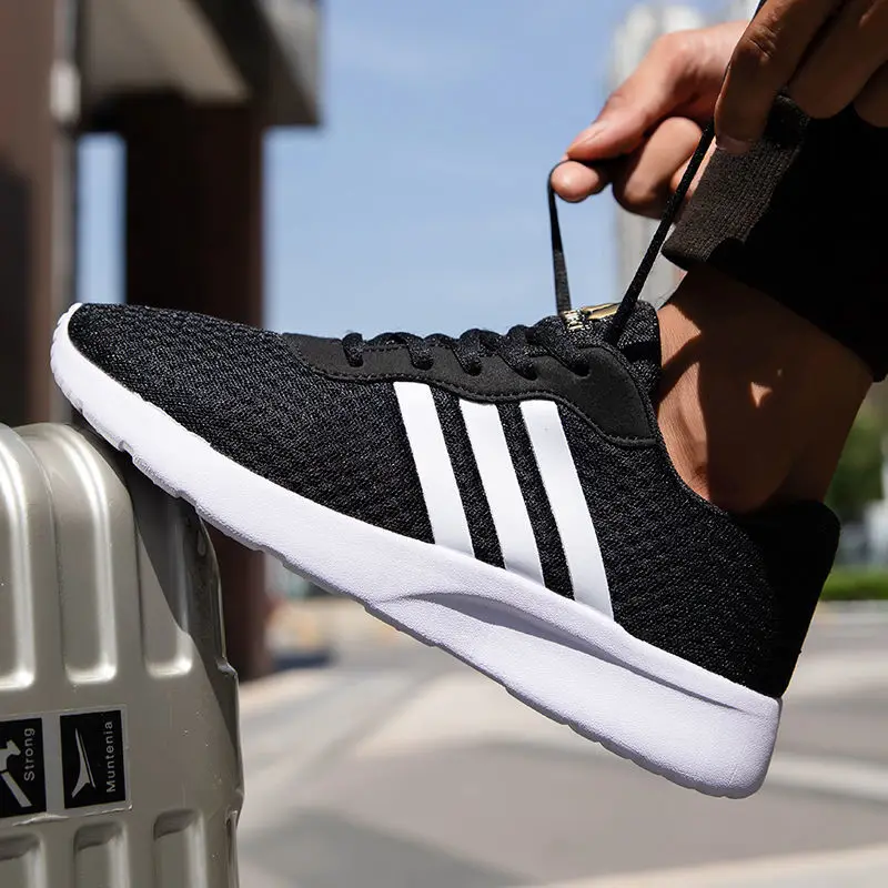 

Summer Mesh Jogging Sneakers Women Shoes Korean Breathable Casual Flats Lace-up Fashion Women's Vulcanized Shoes Big Size 35-44