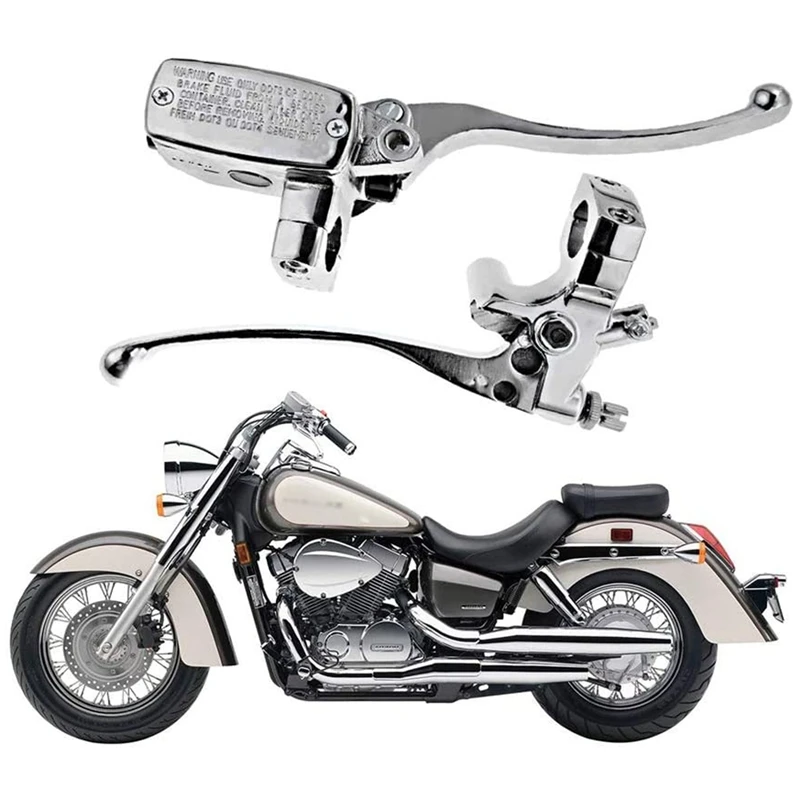 Handlebar Motorcycle Left Clutch Lever and Right Hydraulic Brake Master Cylinder Rod |