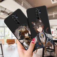 Vidio Game Genshin Impact Phone Case for POCO Pro for Xiaomi Redmi Note Pro Pro Zhongli Cartoon Cover