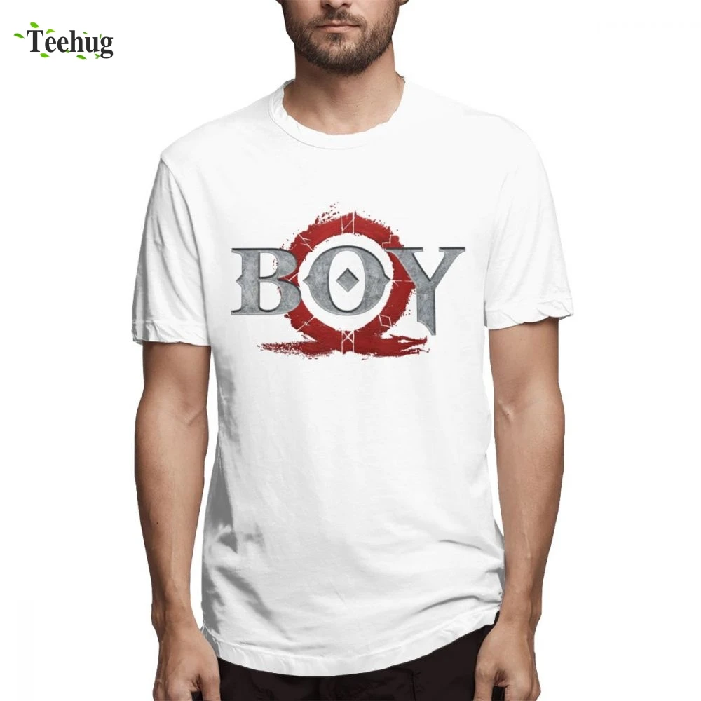 

Slim fit For Male God Of War Boy Camiseta Geek 3D Print O-neck For Boy t shirt