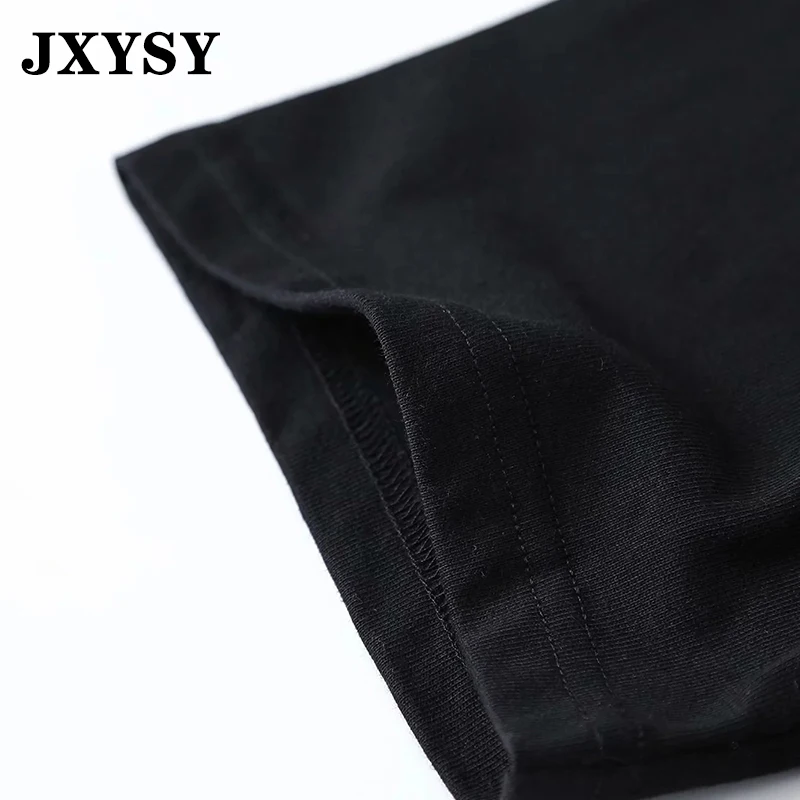 JXYSY Англия high street Девушки Печать Лоскутная хлопковая летняя футболка Женская