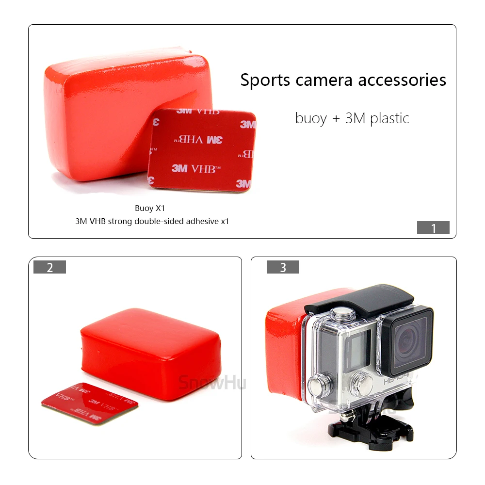 

SnowHu for EKEN H9 H9R accessories set for EKEN H9 protective case Original For EKEN H9 General accessories Action camera GS57