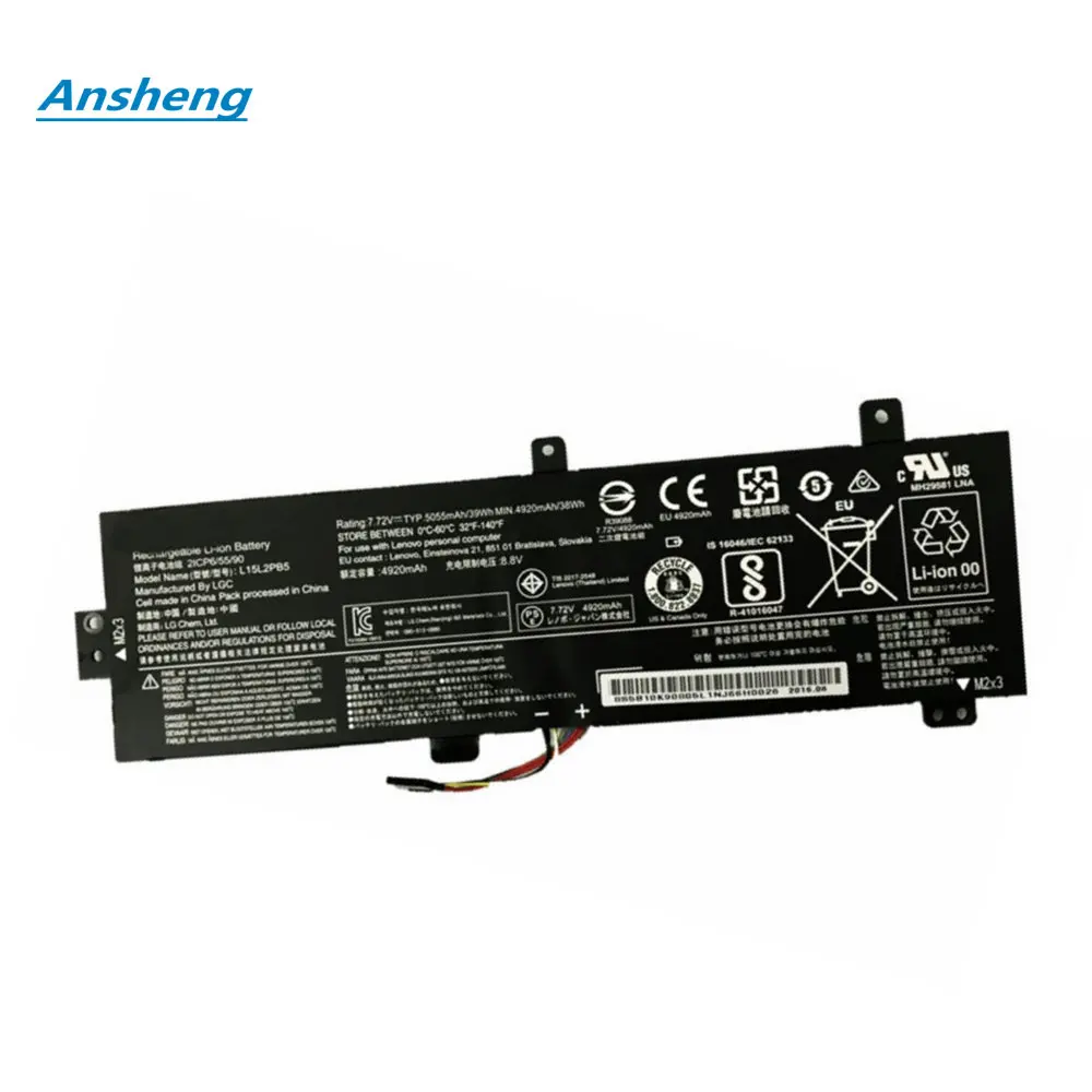 Новый оригинальный аккумулятор L15L2PB5 7 72 в 39 Вт/ч для Lenovo XiaoXin 310-15IKB 510-15IKB L15M2PB5 L15M2PB3