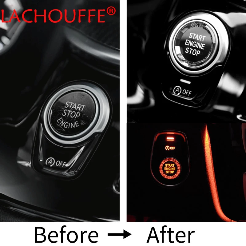 Замена кнопки запуска двигателя автомобиля стикер крышки для BMW X1 X5 X6 E71 Z4 E89 3 5