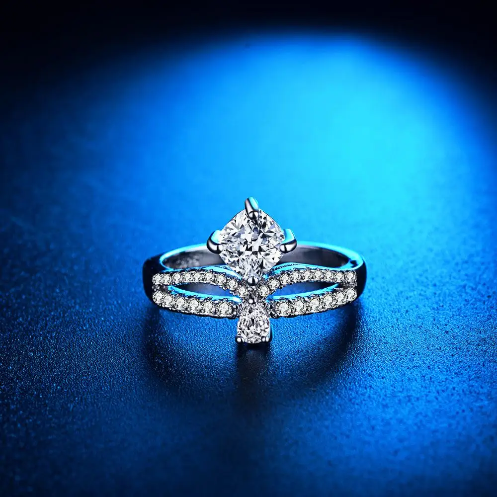 

New original design popular rings 925 silver crown zircon ring 2020 women fashion DIY jewelry Valentine's Day gift free shipping