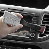 2 in 1 car air conditioner outlet cleaning brush car interior cleaning tool multi purpose dust brush car meter detailing cleaner