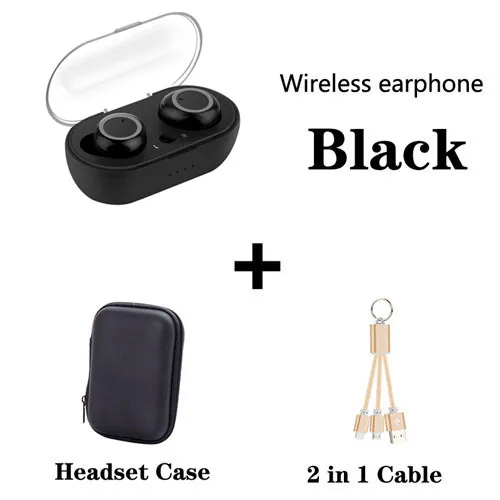 Bluetooth 5.0 Earphones For Huawei Honor 20 10 10i 20i 10 9 Lite 8C 8X Play v10 v20 6c 6x lite 8x max Wireless Earbud Earpieces - Цвет: add Black bag cable