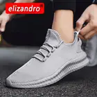 Новинка 2021, модная мужская обувь для бега, удобная спортивная обувь на мягкой подошве, новая трендовая светильник и дышащая мужская обувь высокого качества