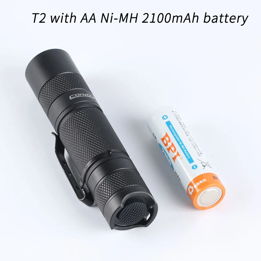 Конвой T2 с LH351D зарядное устройство для никель кадмиевых или металл 14500 версия