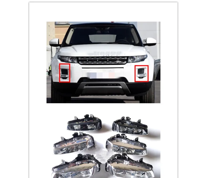 

Светодиодные дневные ходовые огни, противотуманные фары для Land Rover Range Rover 2012-15, стоп светильник, сигнал поворота