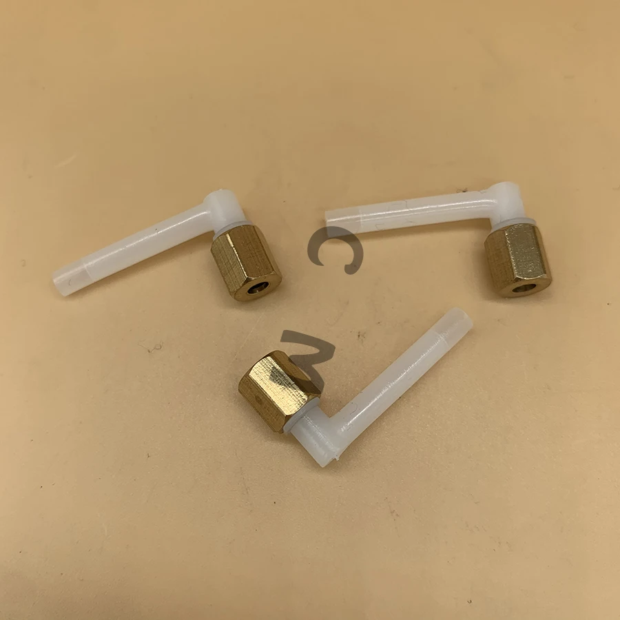 Соединитель для чернильной трубки 7800 L-образный с медным винтом 10 шт. разъема Epson