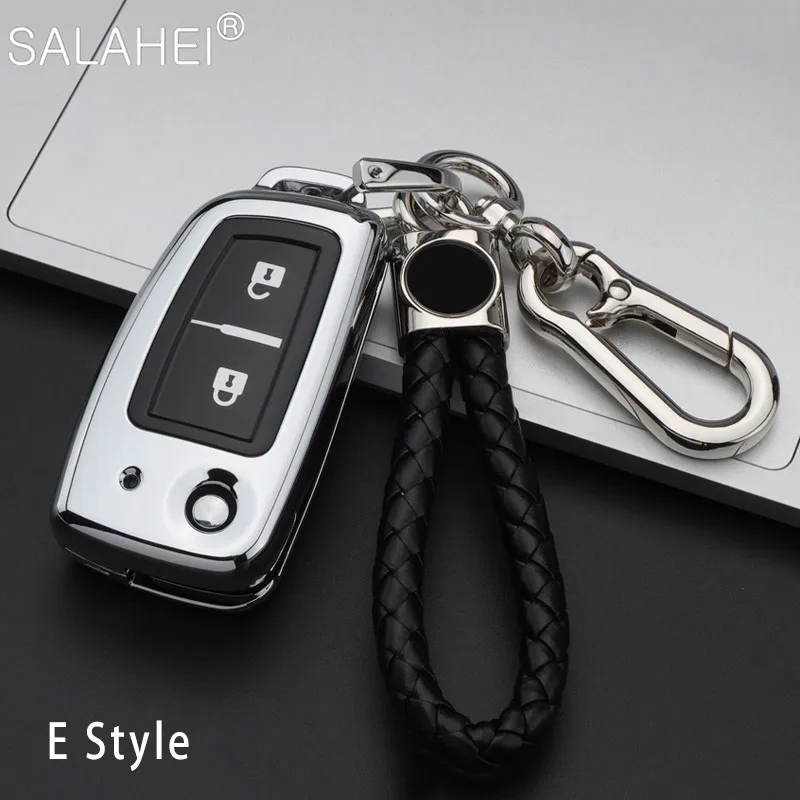 Чехол для автомобильного ключа из ТПУ и цинкового сплава Nissan Qashqai J11 X-trail Trail T32 F15