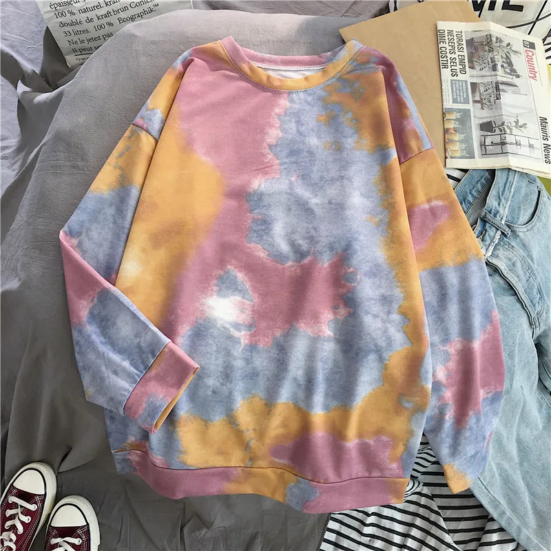 Women T-Shirts 2020 Summer Casual O-Neck Long Sleeve Loose Tee Shirt Vintage Print Harajuku Korean Tops Female Mujer | Женская одежда