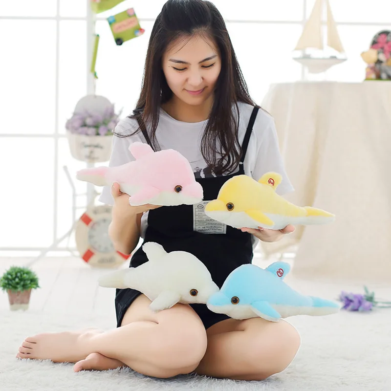 

Teddy Bear PillowTeddy Bear Pillow Luminous Series Small Dolls Colorful Lights Puppy Dog Teddy Bear Dolphin Plush Toy