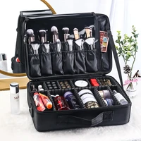 women makeup bag cosmetic case beauty organizer storage box professional girl make up brush travel suitcase pouch accessories