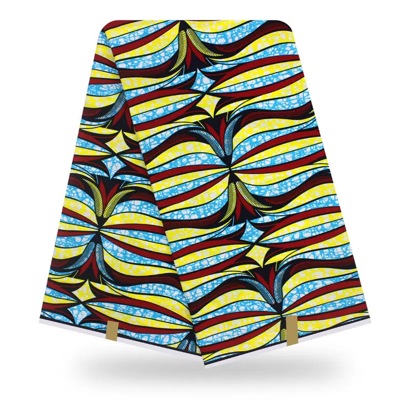 

2020 new African Wax print fabric Nigerian Ankara veritable fabric real wax fabric H191206