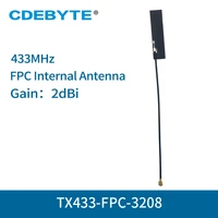 10pclot 433mhz fpc wifi antenna 2dbi omnidirectional lora radio ipex connector