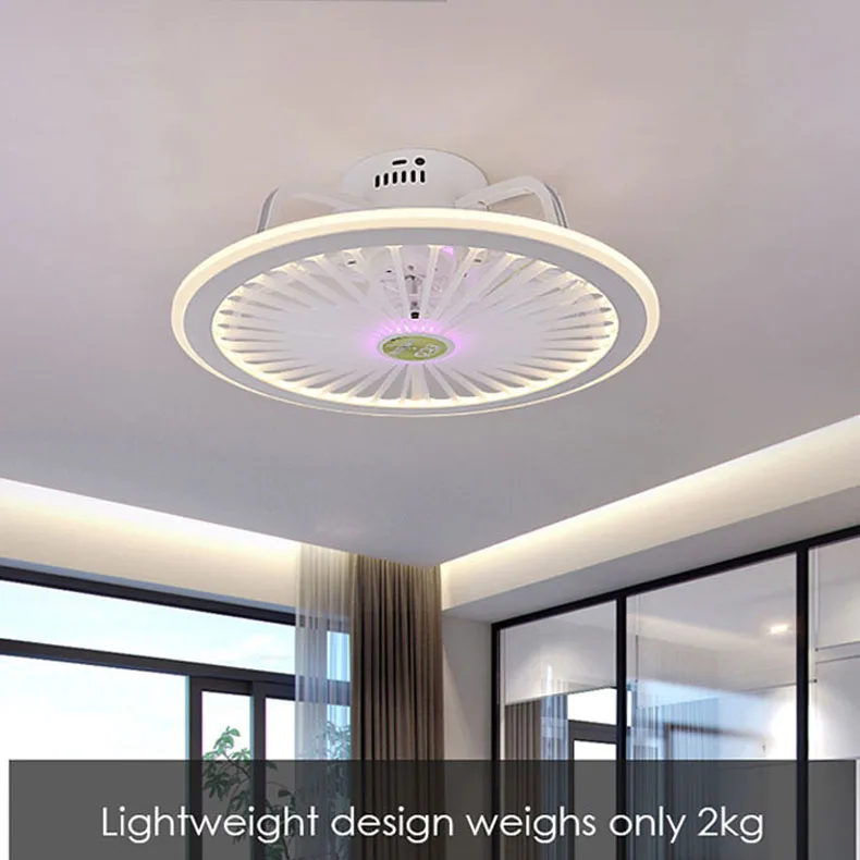 Скидка Ультратонкий потолочный вентилятор, лампа для дома, кухни, спальни, пульт дистанционного управления, 3 цвета, подсветка, тихий электрический...