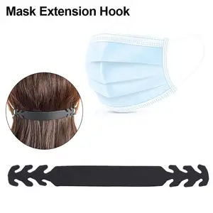 10 PCS Ear Strap Hook For Dust Face Mask Extension Hook Adjustable Ear Strap Hook Buckle Wear Ear Anti-slip Rope Holder Black 10 PCS Ear Strap Hook For Dust Face Mask Extension Hook Adjustable Ear Strap Hook Buckle Wear Ear Anti-slip Rope Holder Black