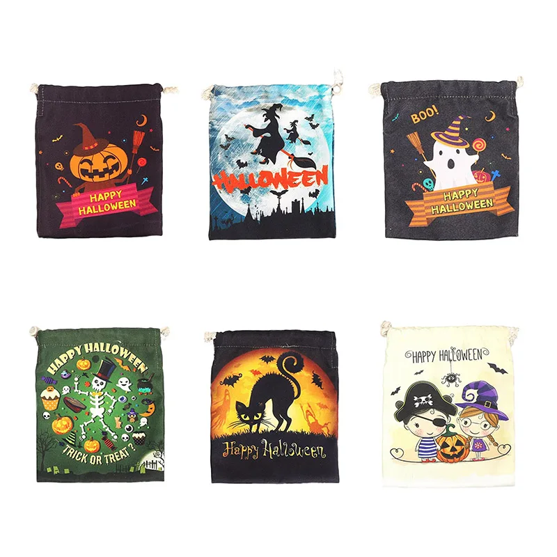 

2019 New Halloween Smile Pumpkin Bag Children Handheld bag Party Supplies Trick or Treat levert Kids Candy dropship Bag