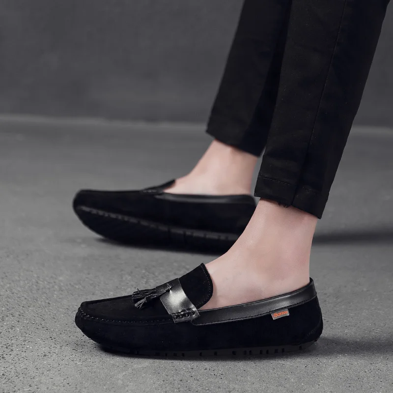

Мужская обувь из натуральной кожи; Сезон весна-осень; Мужские мокасины, Модные Офисные Кожаные Туфли-мокасины, мужские туфли роскошная мужс...