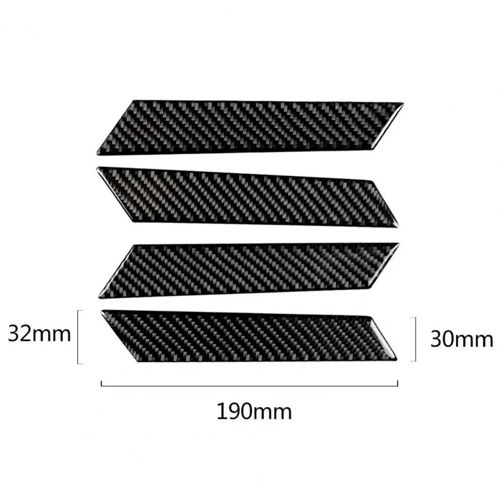 

4Pcs/Set Carbon Fiber Covers Car Door Handle Decorative Stickers for VW Golf 7