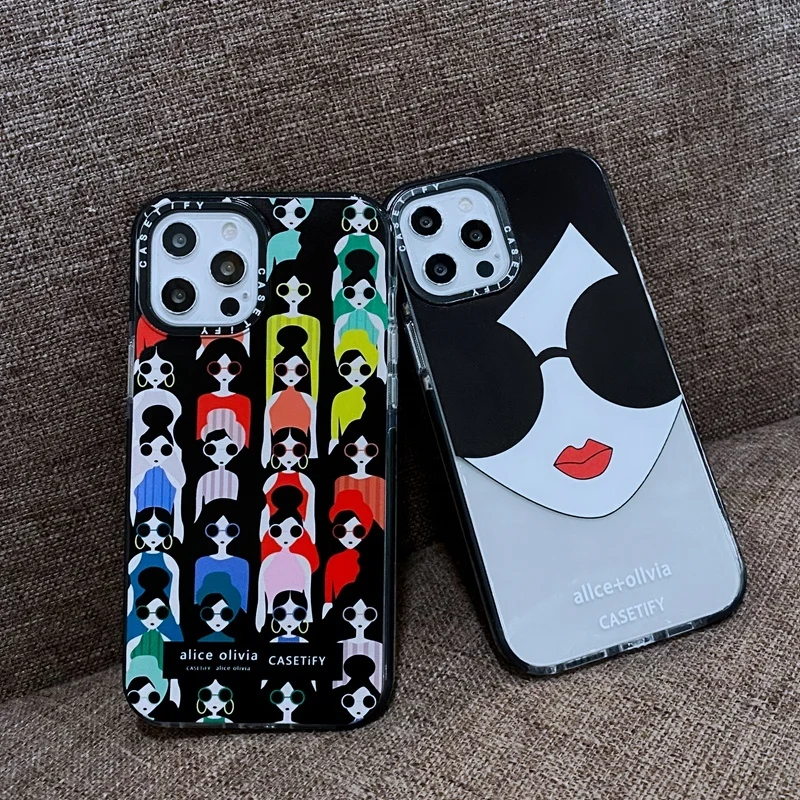 

INS Brand Fashion Girl Picture Phone Case For iPhone 12 Mini 11 Pro XS Max XR 12Pro SE 2020 7 8 Plus X Silicone Soft Cover Coque