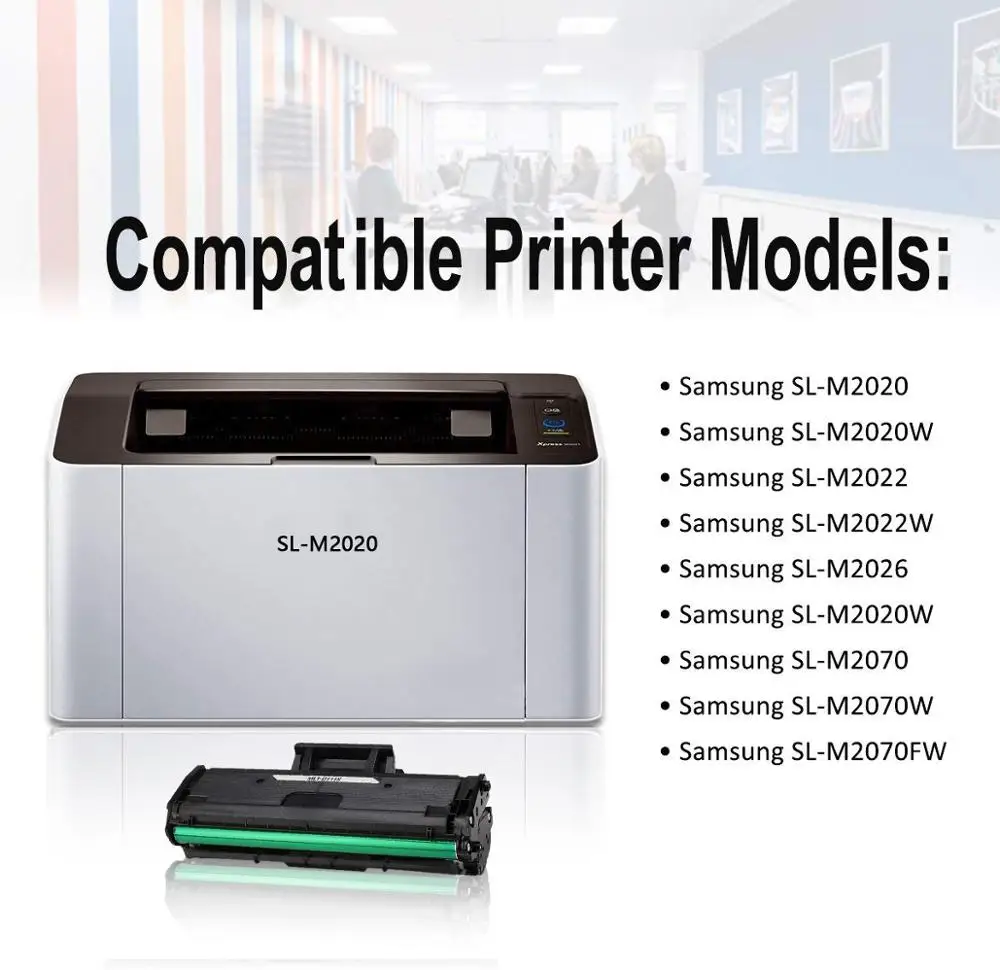 Compatible con el tóner MLT-D111S D111S 111S D111 para Samsung M2070 M2071FH M2020 M2021 M2022 тонер для лазерного принтера