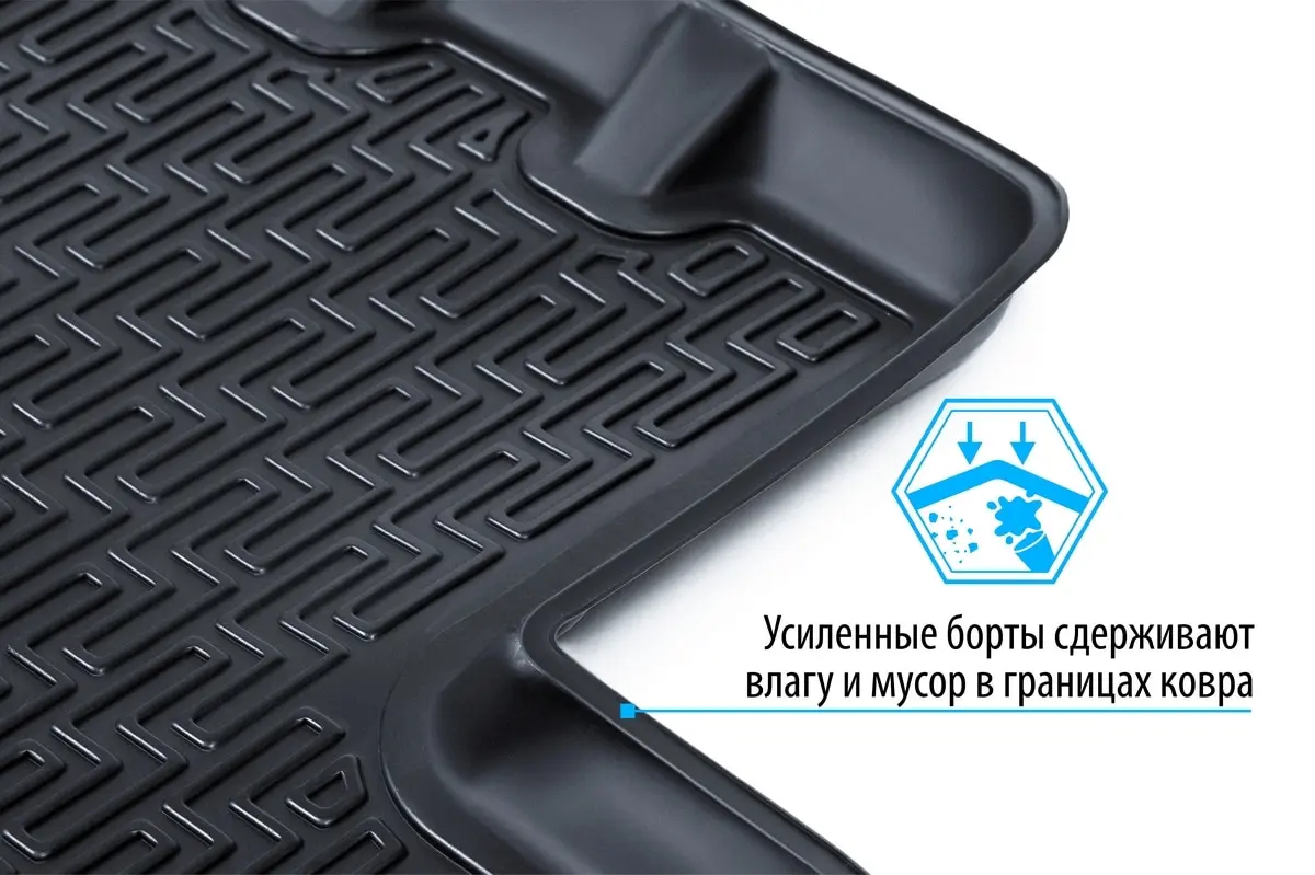 Коврики в салон автомобиля Rival для Hyundai i40 седан универсал 2011-2015 2015-н.в. полиуретан