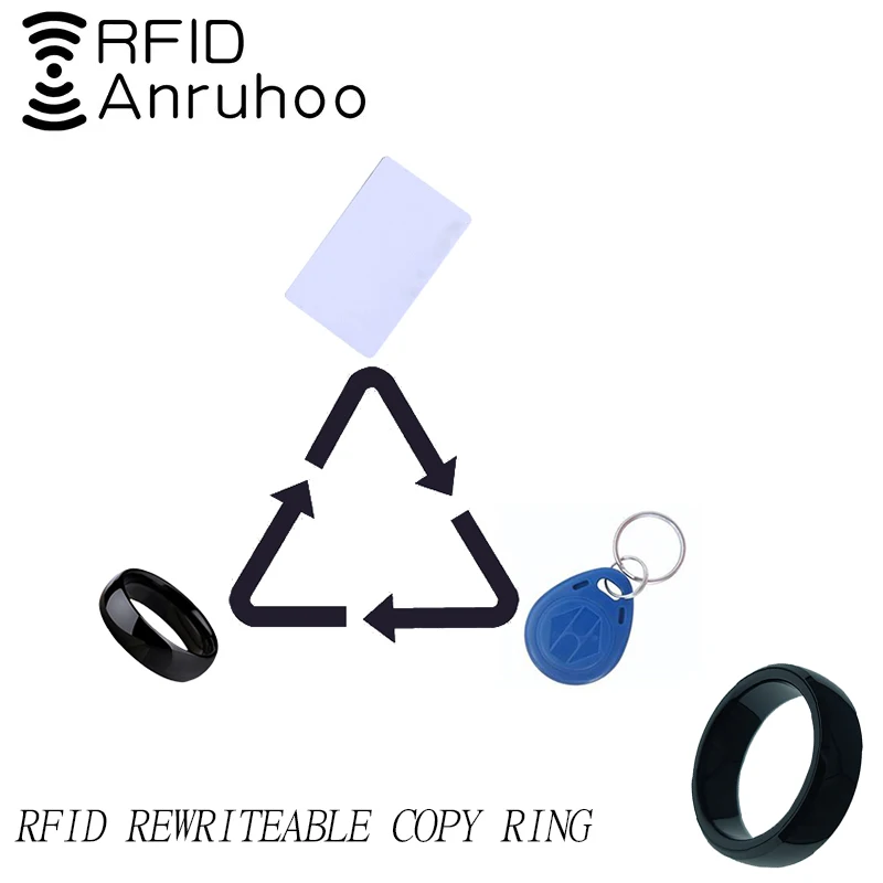 Кольцевой ключ RFID T5577 CUID 125 кГц 13 56 МГц | Безопасность и защита